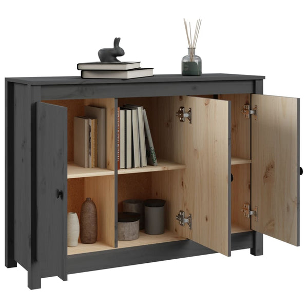 Harmaa senkki Vinga 100x35x74cm (mänty)