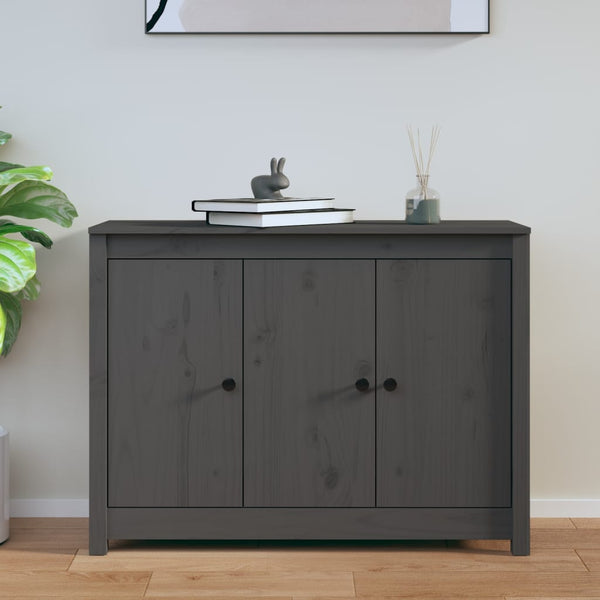 Harmaa senkki Vinga 100x35x74cm (mänty)