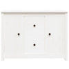 Weißes Sideboard Vie 100x35x74cm (Kiefer)