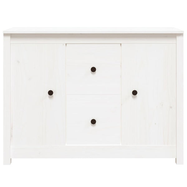 Weißes Sideboard Vie 100x35x74cm (Kiefer)