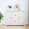 Weißes Sideboard Vie 100x35x74cm (Kiefer)