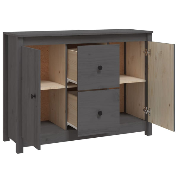 Harmaa senkki Vie 100x35x74cm (mänty)
