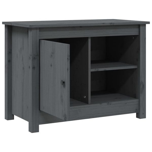 Grauer TV-Schrank Jaqueslline 70x36,5x52cm (Kiefer)