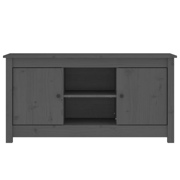 Graues TV-Möbel Anoreta 103x36,5x52cm (Kiefer)