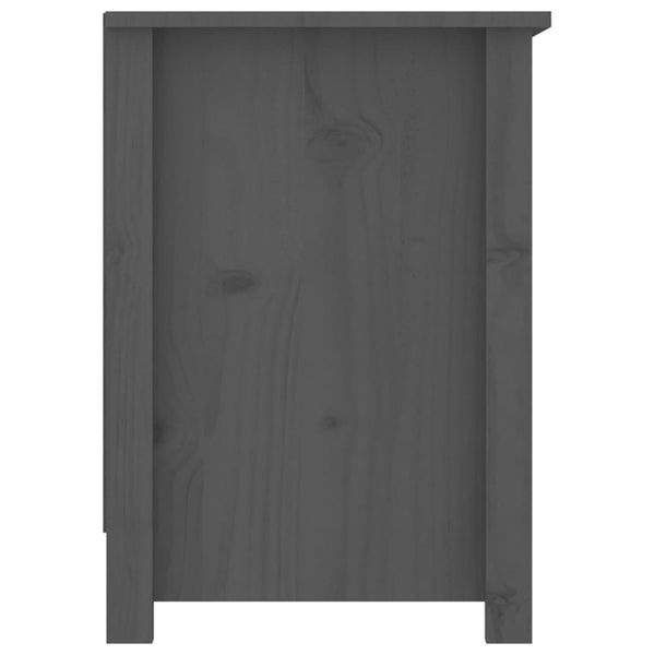 Graues TV-Möbel Anoreta 103x36,5x52cm (Kiefer)