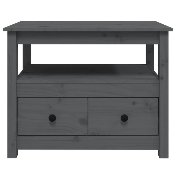 Couchtisch Sturm Grau 71x49x55cm (Kiefer)
