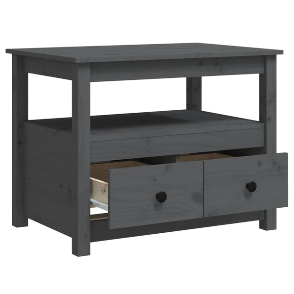 Couchtisch Sturm Grau 71x49x55cm (Kiefer)