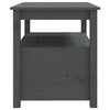 Couchtisch Sturm Grau 71x49x55cm (Kiefer)