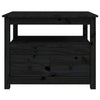 Schwarzer Couchtisch Sturm 71x49x55cm (Kiefer)