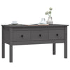 Grauer Couchtisch Liubinca 102x49x55cm (Kiefer)
