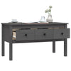 Grauer Couchtisch Liubinca 102x49x55cm (Kiefer)