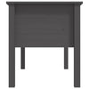 Grauer Couchtisch Liubinca 102x49x55cm (Kiefer)