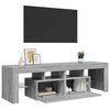 TV-Bank Grau mit LED-Beleuchtung Grozdana 140x36,5x40cm
