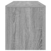 TV-Bank Grau mit LED-Beleuchtung Grozdana 140x36,5x40cm