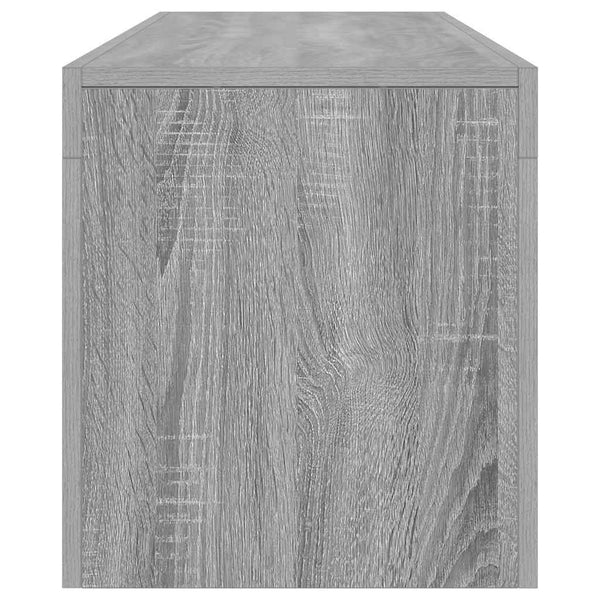 TV-Bank Grau mit LED-Beleuchtung Grozdana 140x36,5x40cm