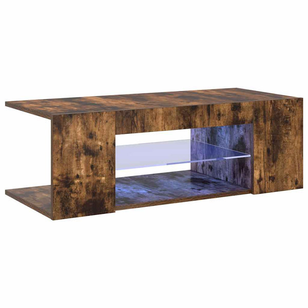 Lowboard Savutammi mit LED-Beleuchtung Jair 90x39x30cm