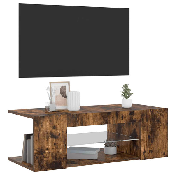 Lowboard Savutammi mit LED-Beleuchtung Jair 90x39x30cm