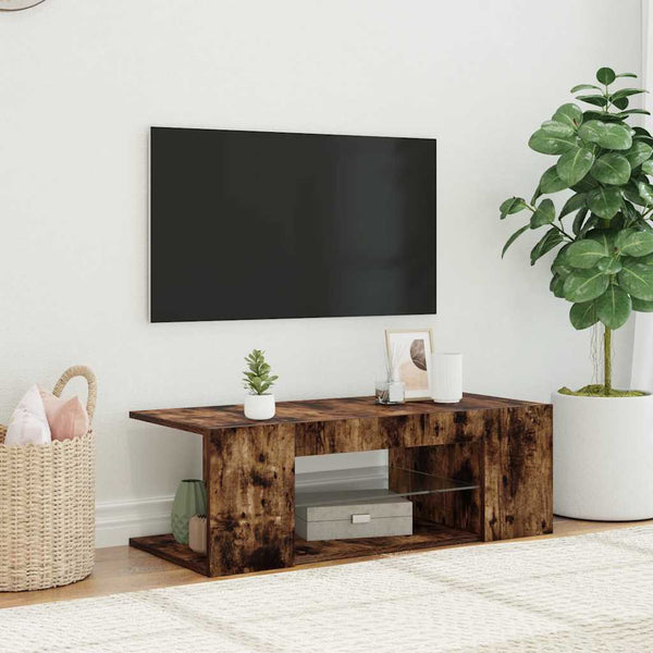 Lowboard Savutammi mit LED-Beleuchtung Jair 90x39x30cm