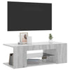 Graues TV-Möbel mit LED-Beleuchtung Jair 90x39x30cm