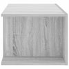 Graues TV-Möbel mit LED-Beleuchtung Jair 90x39x30cm
