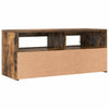 Räucher-Eiche TV-Lowboard mit LED-Beleuchtung Sanaa 90x35x40cm