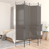 Anthrazitfarbener Raumteiler Ancea 160x200cm (4-teiliger Stoff)