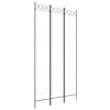 Weißer Raumteiler Ancea 120x220cm (3-teiliger Stoff)