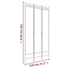 Weißer Raumteiler Ancea 120x220cm (3-teiliger Stoff)