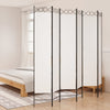 Weißer Raumteiler Ancea 240x220cm (6-teiliges Stoffelement)