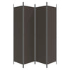 Raumteiler Radife, braun, 200x200cm (4-teilig, Stoff)