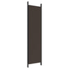 Raumteiler Radife, braun, 200x200cm (4-teilig, Stoff)