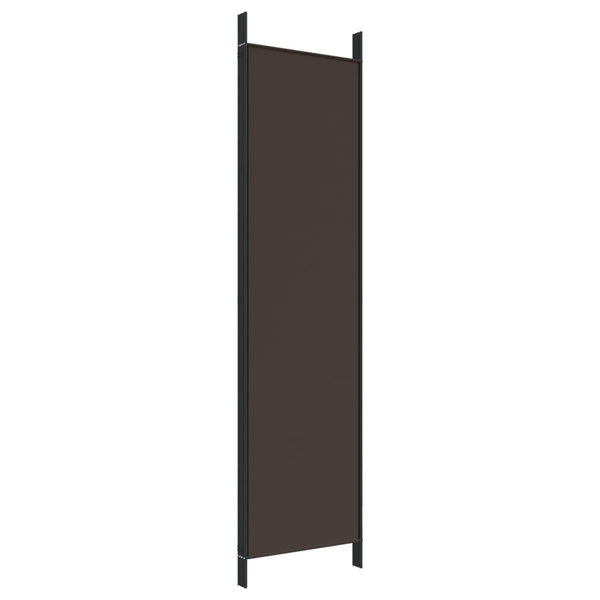 Raumteiler Radife, braun, 200x200cm (4-teilig, Stoff)