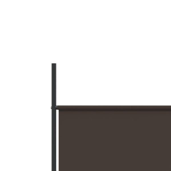 Raumteiler Radife, braun, 200x200cm (4-teilig, Stoff)