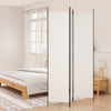 Weißer Raumteiler Kellen 150x220cm (3-teilig, Stoff)