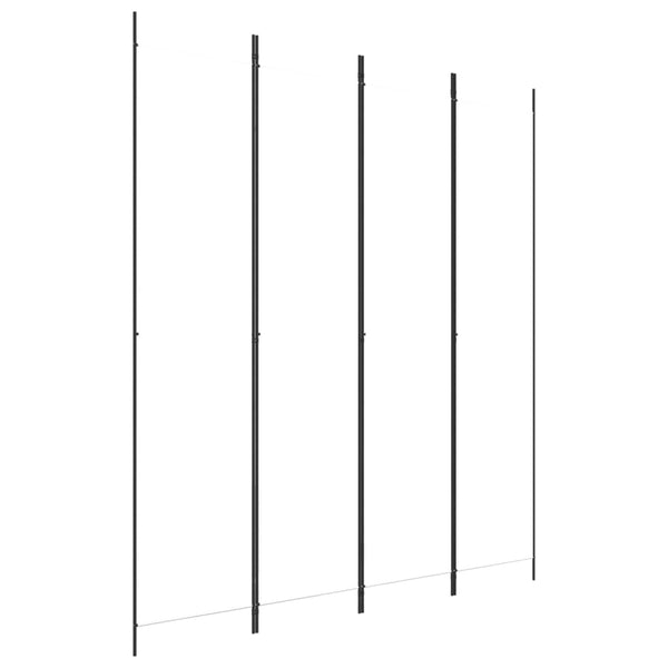 Weißer Raumteiler Kellan 200x220cm (4-teiliger Stoff)