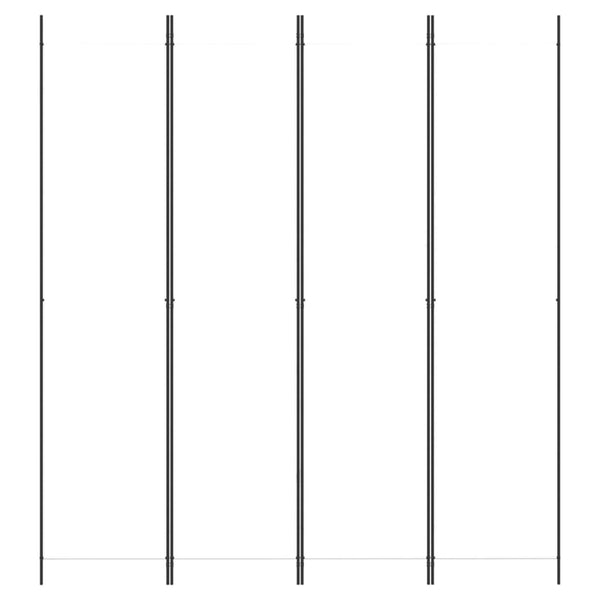 Weißer Raumteiler Kellan 200x220cm (4-teiliger Stoff)
