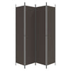 Brauner Raumteiler Kellan 200x220cm (4-teilig, Leinwand)