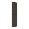 Brauner Raumteiler Kellan 200x220cm (4-teilig, Leinwand)