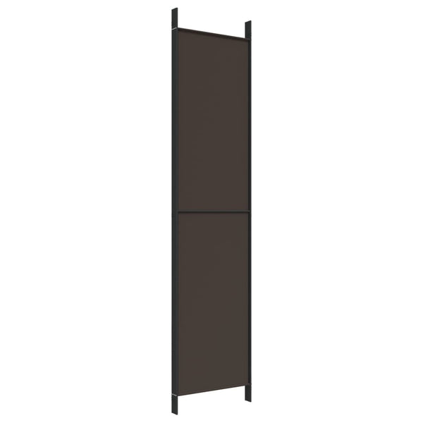 Brauner Raumteiler Kellan 200x220cm (4-teilig, Leinwand)