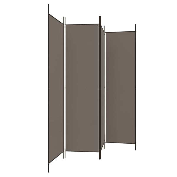 Antrasiitti tilanjakaja Kellan 200x220cm (4-paneelinen kangas)