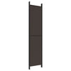 Brauner Raumteiler Kellan 250x220cm (5-teilig, Stoff)
