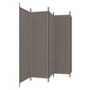 Anthrazit Raumteiler Kellan 250x220cm (5-teiliger Stoff)