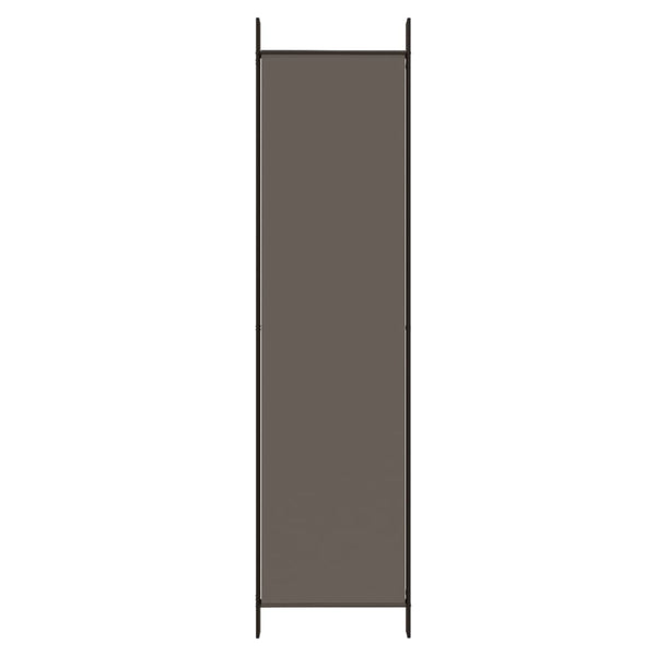 Anthrazit Raumteiler Kellan 250x220cm (5-teiliger Stoff)