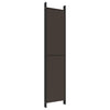 Brauner Raumteiler Kellan 300x220cm (6-teilige Leinwand)