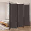 Brauner Raumteiler Kellan 300x220cm (6-teilige Leinwand)