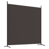 Ruskea tilanjakaja Anette 348x180cm (2-paneelinen kangas)