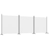 Weißer Raumteiler Anette 525x180cm (3-teilig, Stoff)