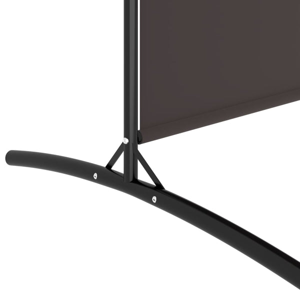 Ruskea tilanjakaja Anette 525x180cm (3-paneelinen kangas)