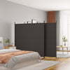 Ruskea tilanjakaja Anette 525x180cm (3-paneelinen kangas)