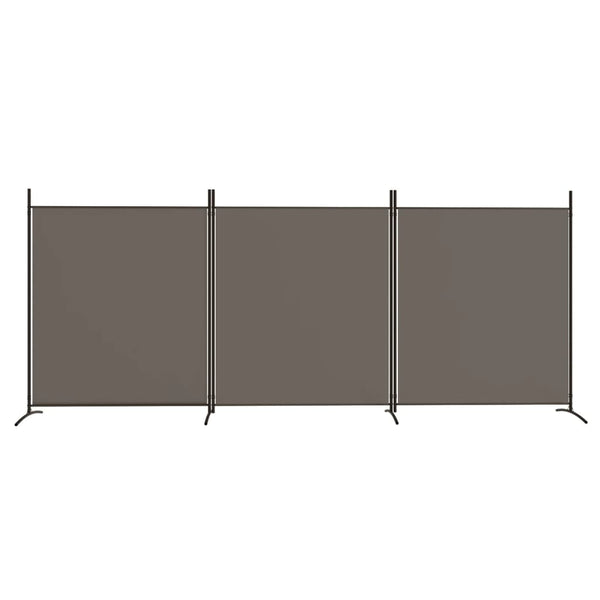 Antrasiitti tilanjakaja Anette 525x180cm (3-paneelinen, kangas)